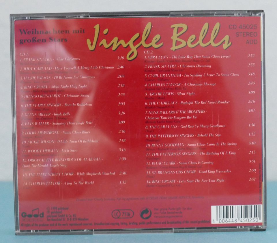 2 CD BOX Jingle Bells - Weihnachten mit großen Stars in Friedrichshafen