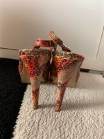 Sandalen HIGH HEELS orange beige Schlangenprint Gr. 40 NEU Bayern - Bad Abbach Vorschau