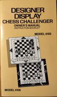 Bedienungsanleitung Owner`s Manual Chess Challanger 6106 engl. Bayern - Knetzgau Vorschau