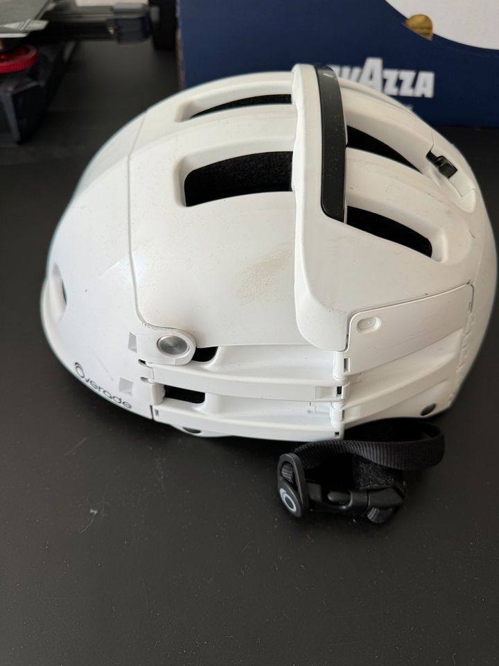 Overade Plixi Helm L-XL Weiß Fahrradhelm Faltbar in München