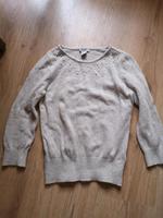 Pullover H&M beige mit Perlen, Gr. XS, Angora Thüringen - Schleiz Vorschau