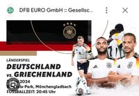Verkaufe 2 Tickets Deutschland gegen Griechenland Brandenburg - Fredersdorf-Vogelsdorf Vorschau