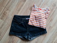 Mädchen Shorts kurze Hose +T-Shirt Shirt 152/158 Bayern - Michelau i. OFr. Vorschau