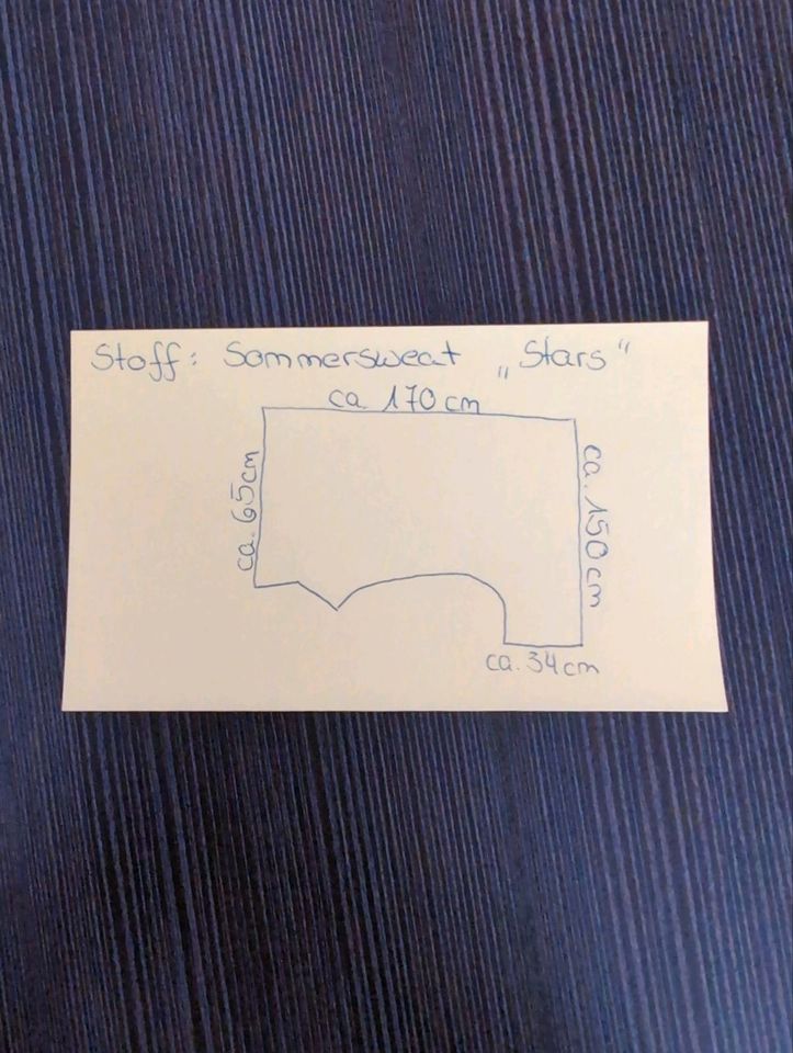 Stoff*Sommersweat*Stars in Wiesloch