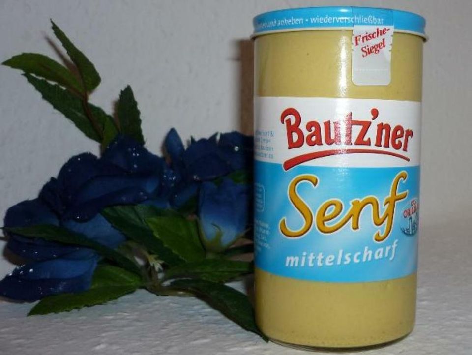 Bautzner Senf  mittelscharf  300 ml Quetschflasche vegan vorrätig in Görlitz