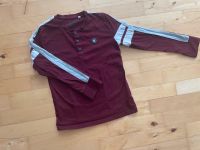 Longsleeve Langarmshirt weinrot Bordeaux 128/134 Henley Düsseldorf - Angermund Vorschau