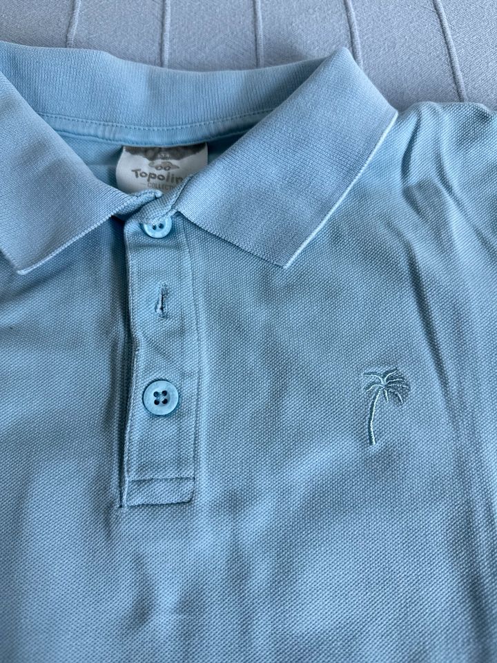 Poloshirt Topolino hellblau Gr. 134 in Dresden