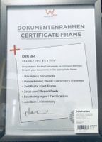 2er Pack Dokumentenrahmen A4 Urkunde Meisterbrief Bilderrahmen Sachsen-Anhalt - Halle Vorschau