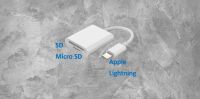 Apple Lightning auf SD und SD Micro Kartenlesegerät Bayern - Pfeffenhausen Vorschau