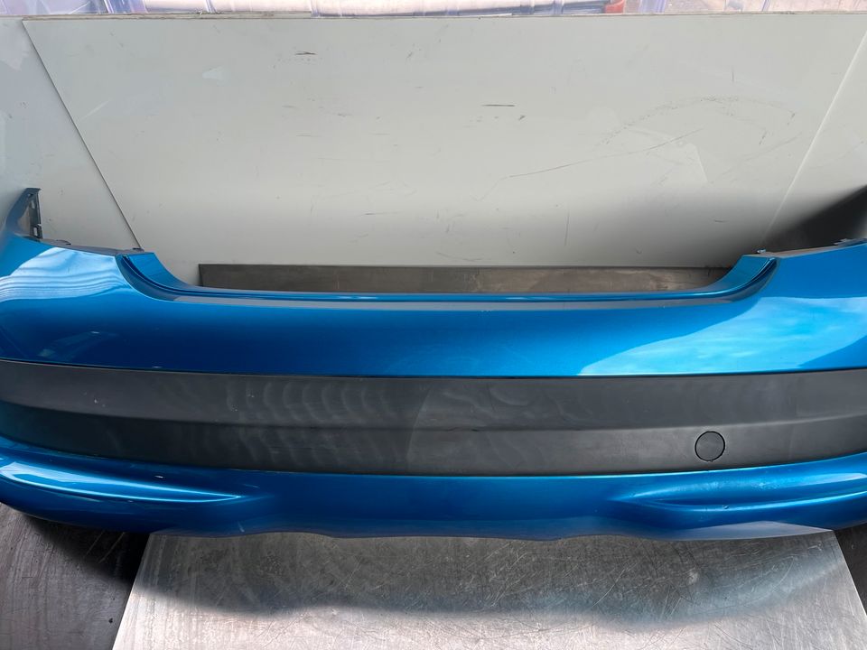 Stoßstange Peugeot 207 hinten blau KMFD Heckschürze Heckstoßstang in Wilnsdorf