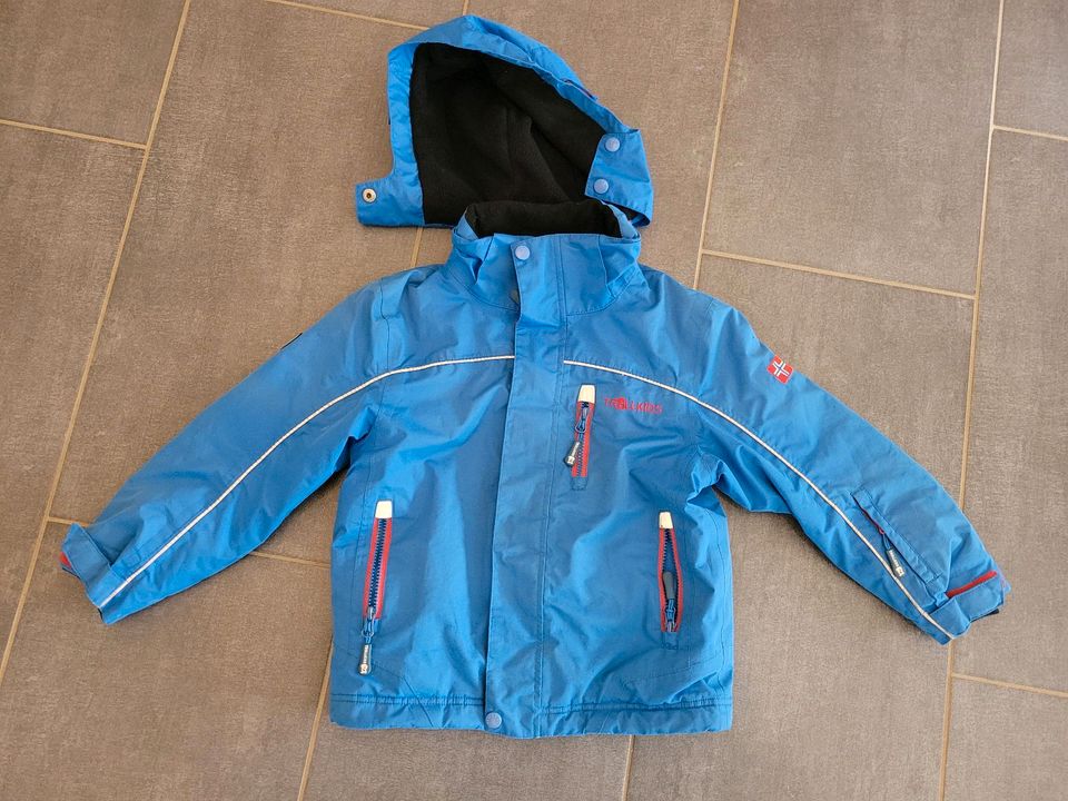 Trollkids, blau, 116,Winter-/Schneejacke in Lohnweiler