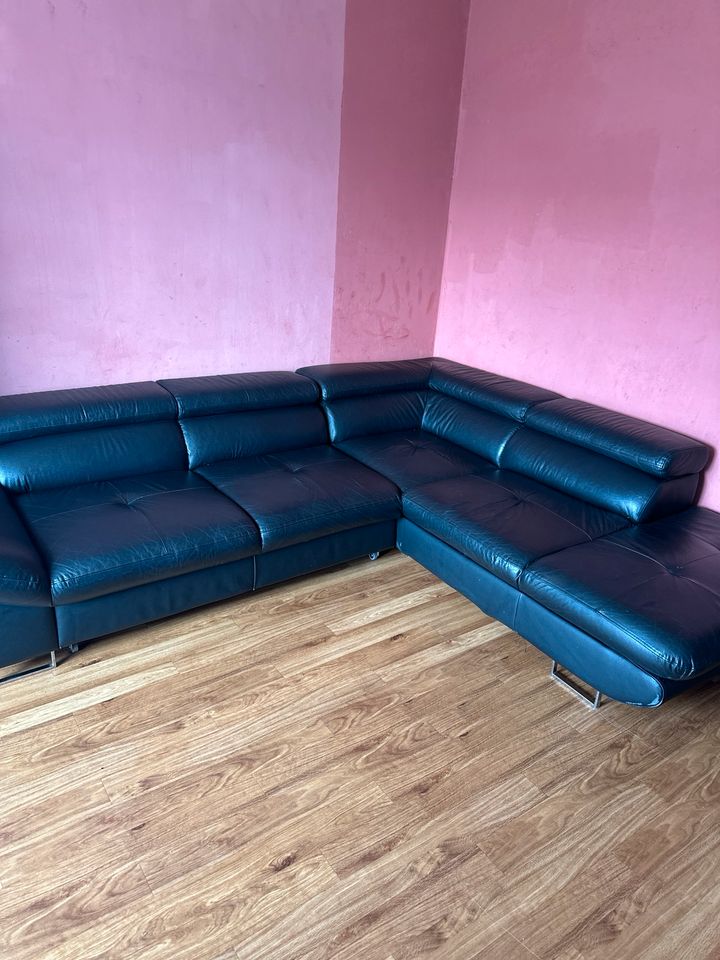 Segmüller Leder Couch zum verkaufen in Frankfurt am Main