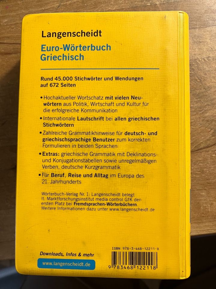 Langenscheidt Wörterbuch Griechisch-Deutsch in Berlin