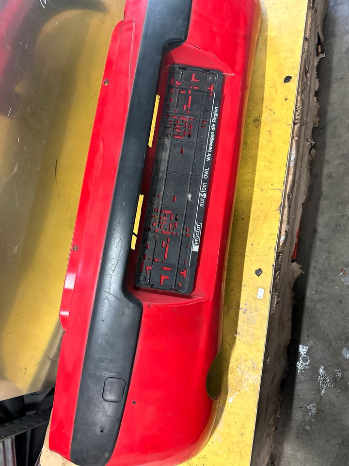 7725# Daewoo Matiz  Stoßstange hinten BJ 2000 rot in Wuppertal