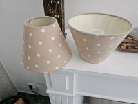 Lampenschirm 2x beige weiß dots shabby chic Nordrhein-Westfalen - Hagen Vorschau