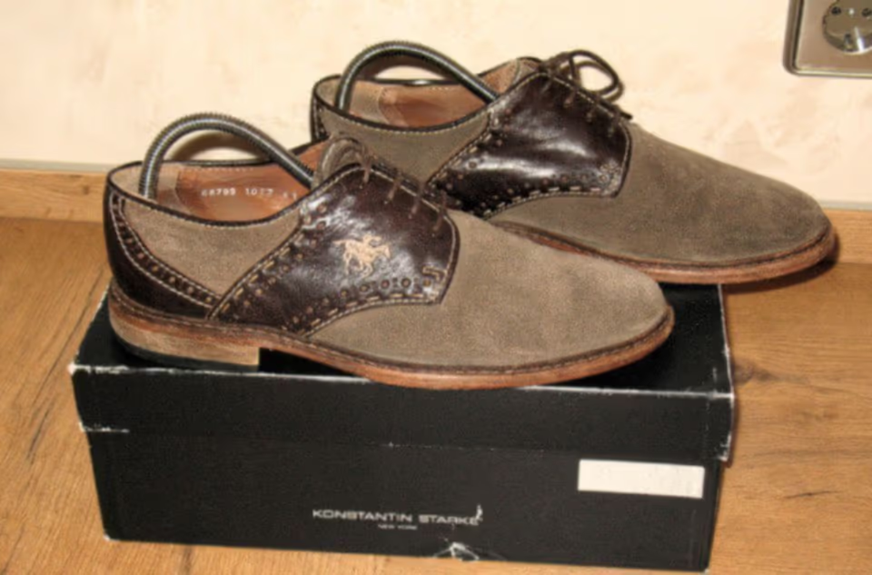 Konstantin Starke Schnürschuhe, Herren, top Zustand, Leder 41 / 7 in Georgsmarienhütte