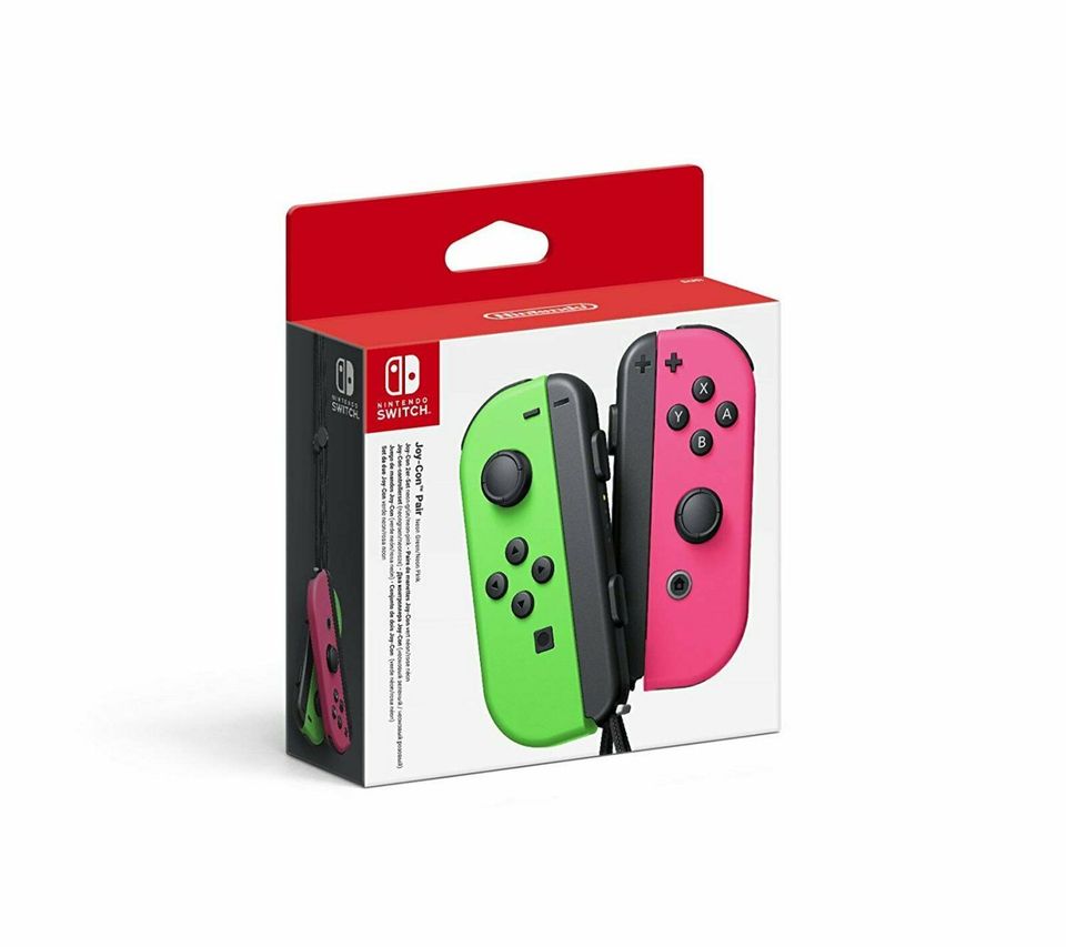 Nintendo Switch Joy-Con 2er-Set - neon-grün/neon-pink in Warendorf