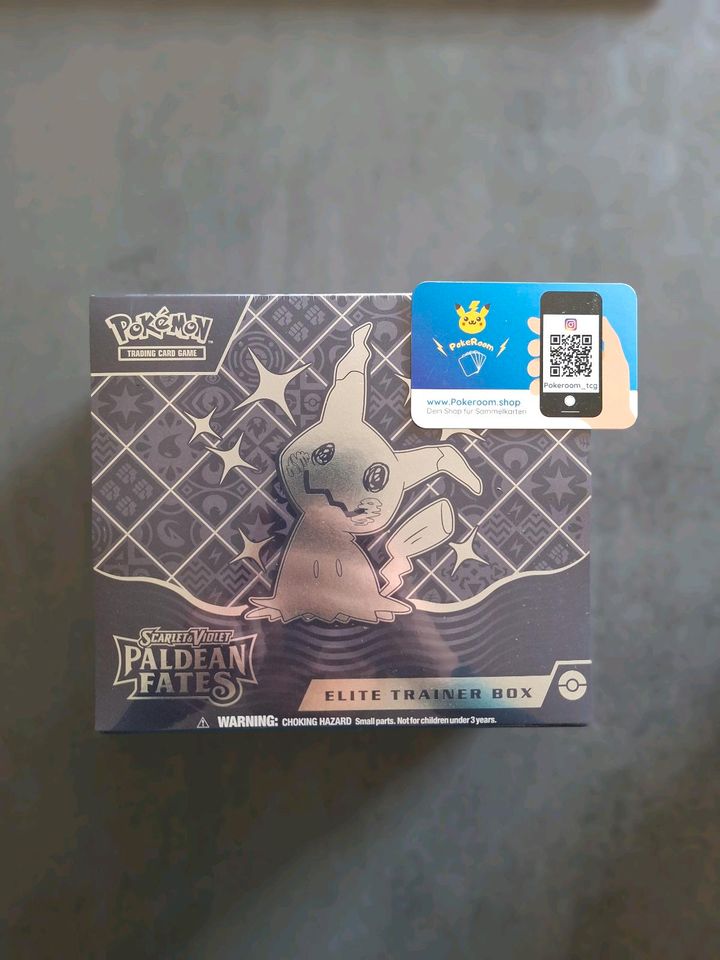 Pokemon Paldean Fates Paldeas Schicksale ETB TTB Trainer Box EN in Röhrnbach