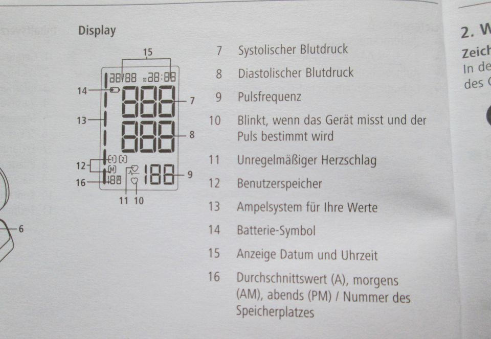 Blutdruckmessgerät Veroval von Hartmann am Handgelenk in Rheurdt