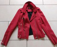 Jacke Only rot bordeaux Wildlederoptik  Gr.36 Bayern - Augsburg Vorschau