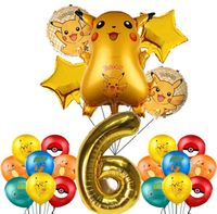 Pokemon 6ter Geburtstag Ballons Party Pikachu Mitte - Wedding Vorschau