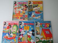 5 Comic Hefte, Micky Maus, Jahr 1990, Konvolut, Rarität Ludwigslust - Landkreis - Ludwigslust Vorschau