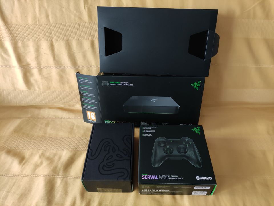 Android Konsole - Razer Forge TV Bundle - OVP - Razer Serval Cont in Kelsterbach