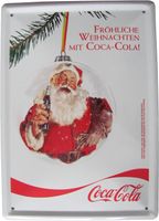 Coca Cola - Blechschild 15 x 21 cm - Weihnachtskugel Sachsen - Eilenburg Vorschau