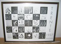Bild, Kunstdruck, Kandisky Trente 1937, grau, Ikea, 130x100 cm Hessen - Staufenberg Vorschau