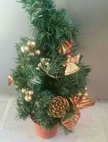 Weihnachtsbaum Kunststoff 50cm hoch schon fertig geschmückt Baden-Württemberg - Rosenberg Vorschau