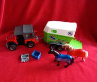 Playmobil 4189 roter Jeep + Pferdeanhänger + 2 Pferde Transporter Nordrhein-Westfalen - Bornheim Vorschau