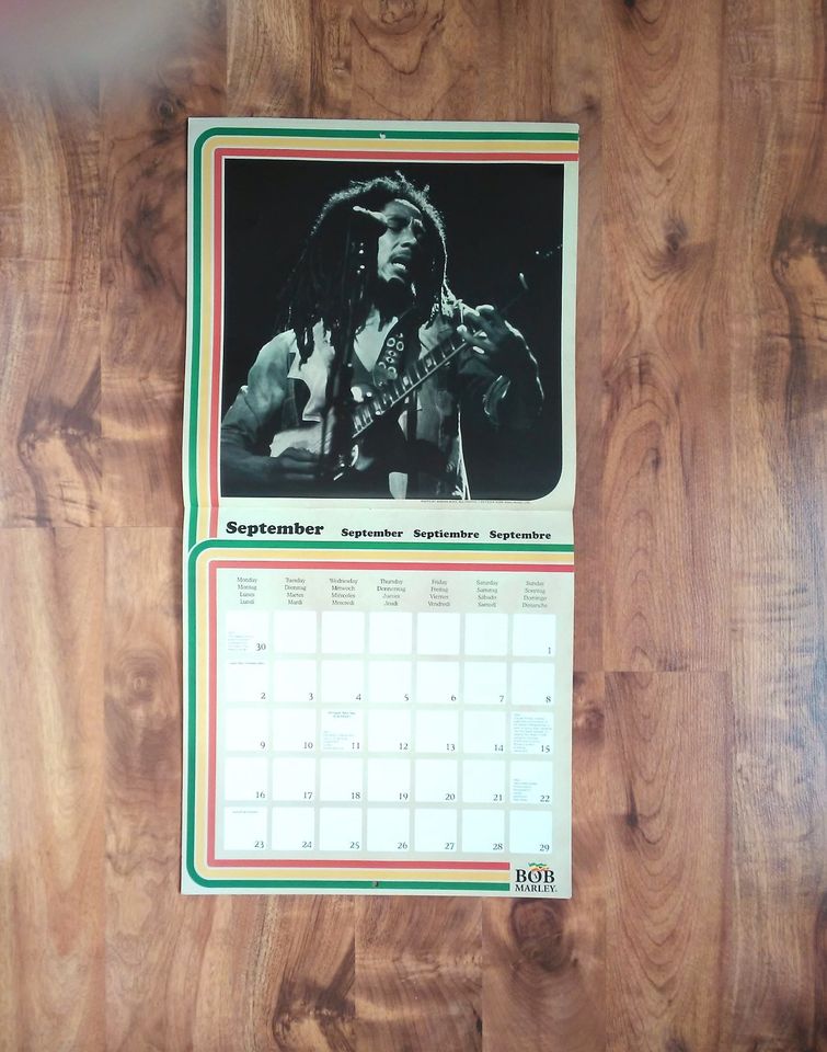 Bob-Marley-Kalender 2019 Wandkalender Official Calendar 30x30 in Gera