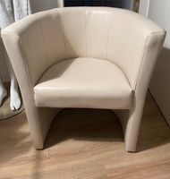 Club Lounge Sessel Hocker beige Leder Bayern - Augsburg Vorschau