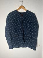 Tullo Designer Jacke blau weiß Gr. L/40 Seide gepunktet Germany Berlin - Charlottenburg Vorschau