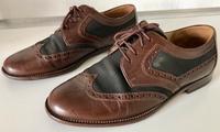 neuw. edle MANZ Businessschuhe Schnürschuhe NP 165- braun/schwarz Düsseldorf - Benrath Vorschau
