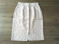 Taifun gestreifter Rock Leinenmischung Taupe-Creme Gr. 40 Nordrhein-Westfalen - Witten Vorschau