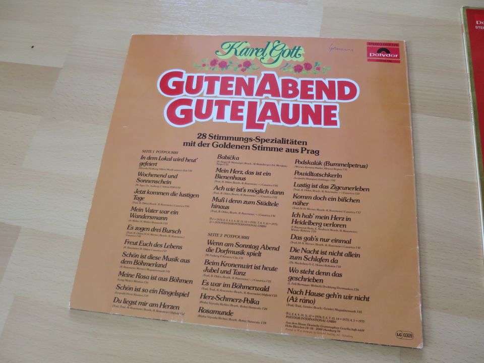 2 Schallplatten Vinyl LP Karel Gott 70er Jahre in Bayreuth