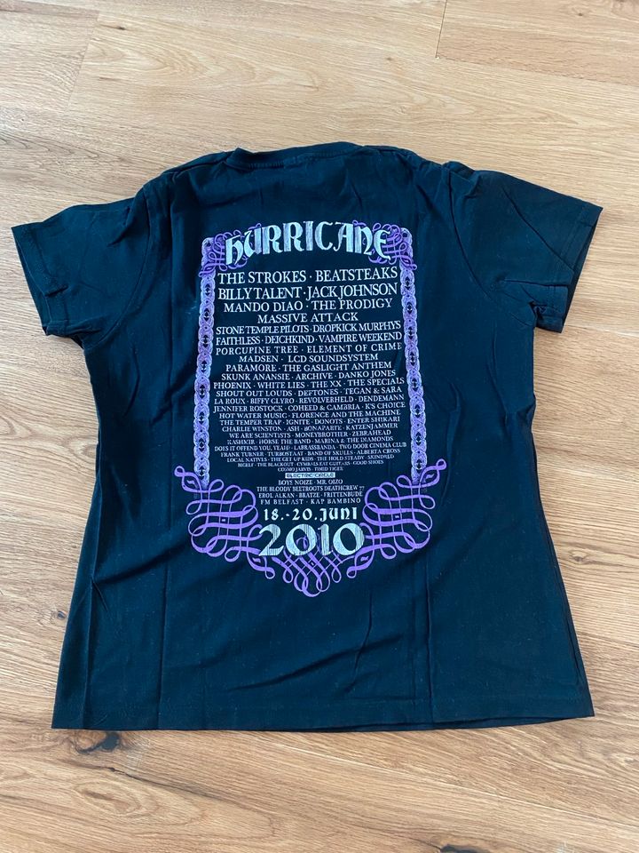 Hurricane 2010 T-Shirt WIE NEU Girlie LadyFit XL in Halle (Westfalen)