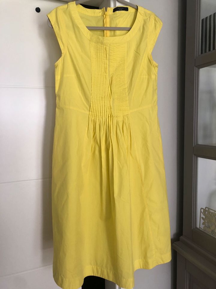 Max Mara Kleid Zitronengelb Gr 38/40 in Bonn