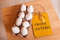 Kunststoff-Eier im Box + Spruchtafel Berlin - Lichtenberg Vorschau