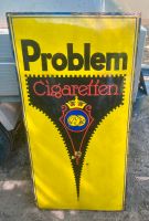 Emailleschild Problem Cigaretten Reklame - groß Brandenburg - Werder (Havel) Vorschau