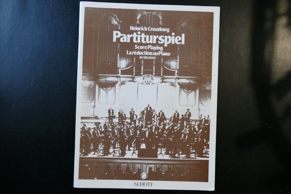 Noten, Creuzburg "Partiturspiel Teil 3", Edition Schott in Hannover