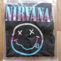 T-Shirt Nirvana Smiley Grunge Rock Band Musik  in Grösse L oder X Bayern - Gunzenhausen Vorschau