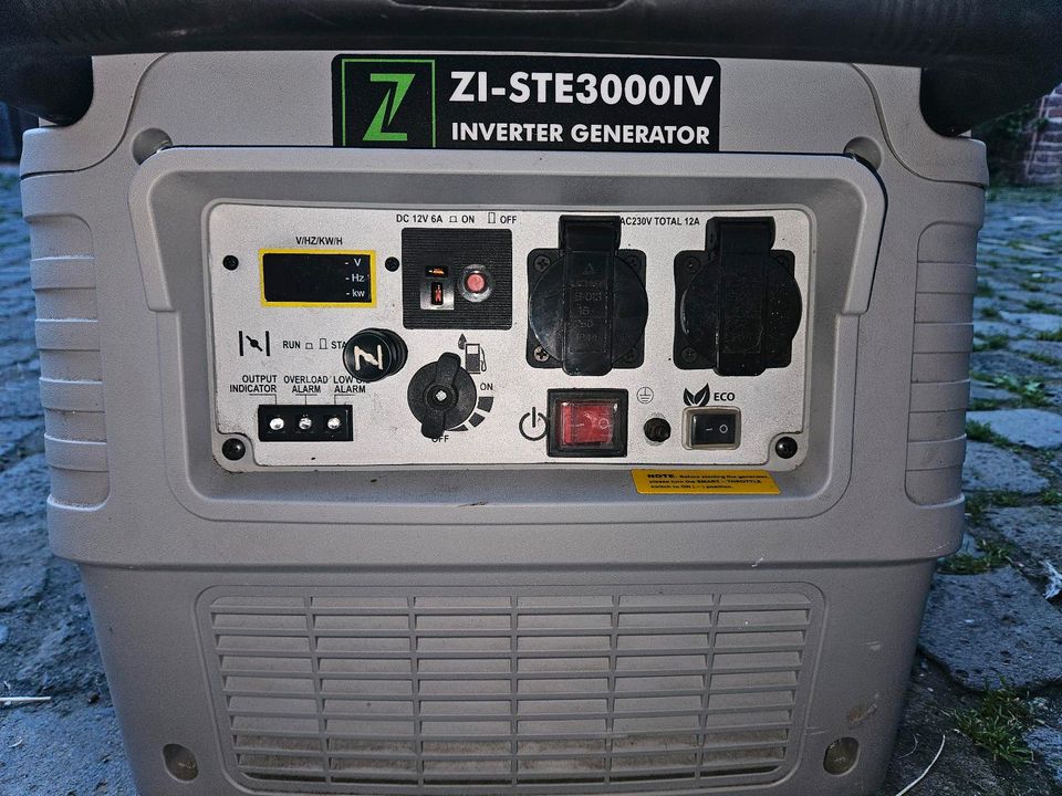 Zipper Inverter-Stromerzeuger ZI-STE3000IV Benzin 3 kW in Schwalmtal