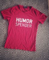 Humor hilft Heilen t-shirt hirschhausen Gr. L 40 Baumwolle rot Hessen - Glauburg Vorschau