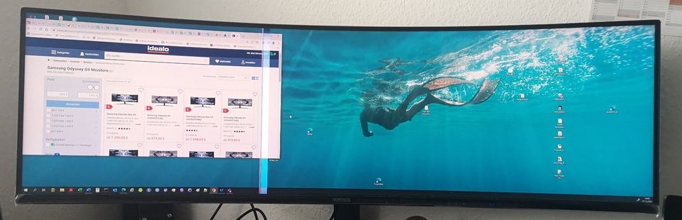 Samsung Odyssey Ultra Wide DQHD Gaming Monitor 49 Zoll in Esslingen