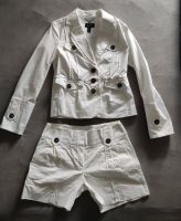 Anzug Set Damen Mango Suit Gr. 40 weiß 3-teilig Niedersachsen - Brake (Unterweser) Vorschau
