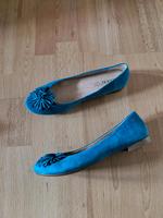 Lasocki Ballerina Schuhe Wildleder Leder türkis 41 NEU Niedersachsen - Laatzen Vorschau