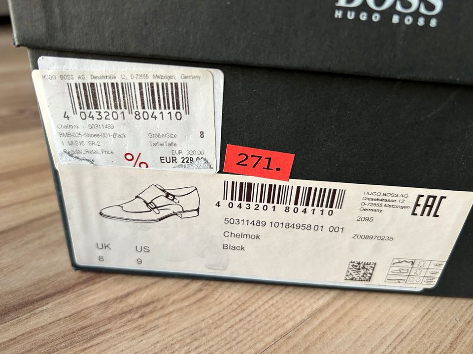 Hugo Boss Herren Schuhe Doppelmonk, Gr. 42 oder 8 neu in Kerpen