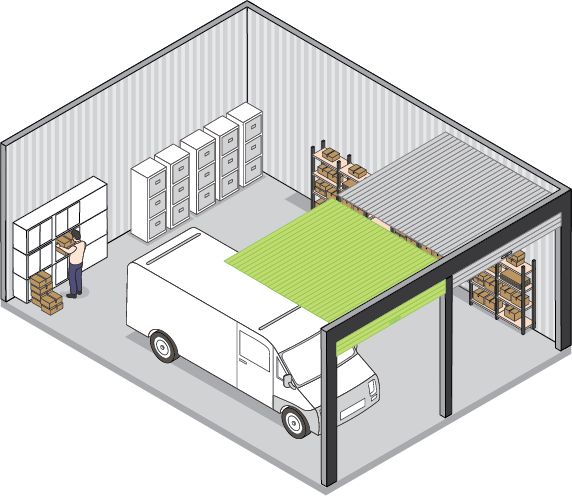 XXL Garage | Lager | Selfstorage | 28-112m² | Bargteheide | A1 | A21 in Bargteheide